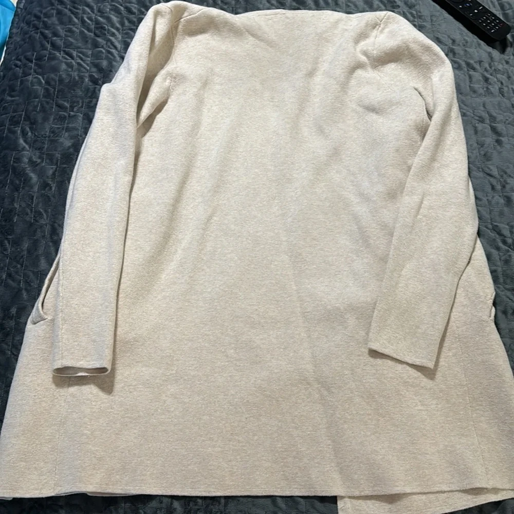 J Crew Woman’s 100% Cotton Open‎ Cardigan With Pockets